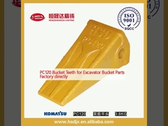 PC120 Denti di secchio per parti di secchio per escavatori