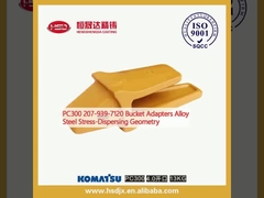 PC300 207-939-7120 Adaptatori a secchio Geometria di dispersione di tensione in acciaio in lega