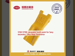 SY60 SY100 punto dentale dell'escavatore per l'escavatore Sany Ultra Wear Resistance