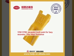 SY60 SY100 punto dentale dell'escavatore per l'escavatore Sany Ultra Wear Resistance
