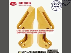 E320 112-2489 Protettore del secchio dell'escavatore Parti di ricambio Antidisparizione di ghiaia