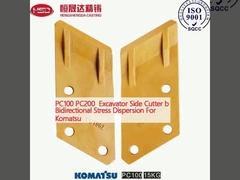 PC100 PC200 Tagliatore laterale per escavatori b Dispersione bidirezionale dello stress per Komatsu