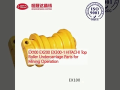 EX100 EX200 EX300-1 HITACHI Parti di sotterranei a rullo superiore per le operazioni minerarie