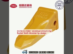 EC210 EC210RC 14530544 VOLVO Flat Bucket Teeth Disegno modulare della punta
