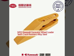 N012 Kawasaki escavatore caricatore di ruote denti acciaio legato resistente alle crepe