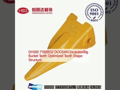 DH500 71300032 DOOSAN Escavatore Grandi denti a secchio Struttura ottimizzata della forma dei denti
