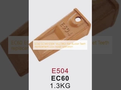 EC60 EC140 E504 14527863 Sostituzione dei denti a secchio piatto Funzionamento a basso rumore