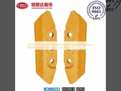 SK260-8 Protezione del secchio dell'escavatore rinforzo a doppio spessore per condizioni difficili