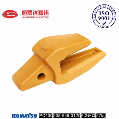 PC400 208-939-3120 PC500 Adaptatore di secchio per escavatore 52HRC Cassa in legno