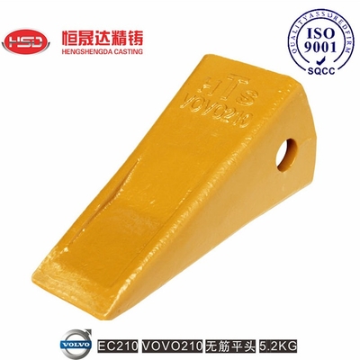 EC210 EC210RC 14530544 VOLVO Flat Bucket Teeth Disegno modulare della punta