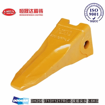 DH258 DH220 2713Y1217 2713Y1217RC DOOSAN denti a secchio design del corpo dentale ispessito