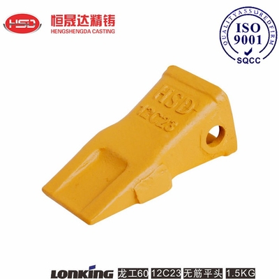 LG60 12C23 Lonking Excavator Bucket Teeth Antislip Dent Surface Flat