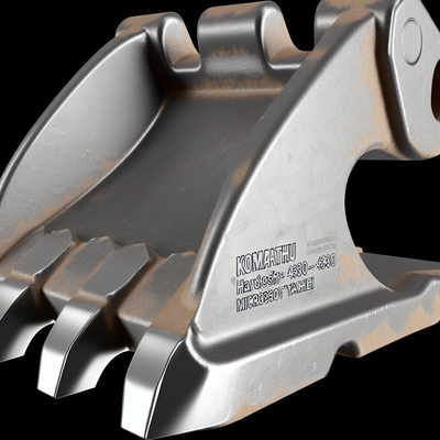 Denti di secchio per escavatori Komatsu HB 480-530 Durezza 3- 5